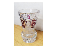 Retro súlyos kristály pohár, Hofbauer Crystal Co. Bajorország 1950-es évek