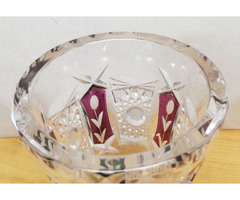 Retro súlyos kristály pohár, Hofbauer Crystal Co. Bajorország 1950-es évek