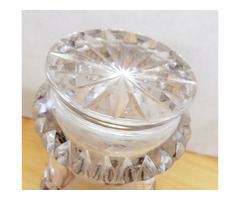 Retro súlyos kristály pohár, Hofbauer Crystal Co. Bajorország 1950-es évek