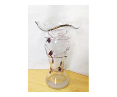 Szecessziós váza különlegesség Poschinger 1920-s évek Németország