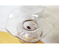 Szecessziós váza különlegesség Poschinger 1920-s évek Németország