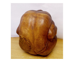 Keserűség. Indonéz népművészeti alkotás. Keményfa szobor