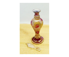 Antik parfümös üvegcse, Tiffany mintával