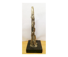 Retro sziklamászó sport relikvia, ezüstözött bronzból. Németországból