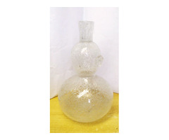 Muránói buborékos falú fúvott váza Olaszországból, Seguso Vetri d'Arte