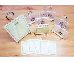 Vendégváró ülésrend ezüstözött tartókkal, hangulatos étkezéshez ünnepi alkalmakra