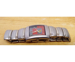 Retro acél tokos unisex karóra. Ferrari Quartz