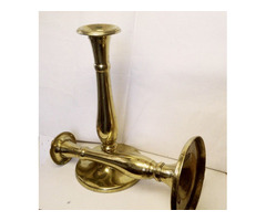 Biedermeier gyertyatartó páros, kifogástalan állapotban. Egyedi dekoráció