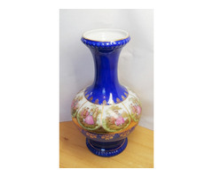 Vintage Germany ELW BAVARIA. Porcelán váza romantikus jelenetekkel, hibátlan