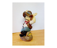 Dugóhúzótartó jókedvű cowboy figura, az ebédlőd kulcsfigurája