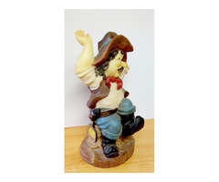 Dugóhúzótartó jókedvű cowboy figura, az ebédlőd kulcsfigurája