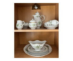 Hollóházi Porcelán Étkészlet - Erika 57 részes, 6 személyes