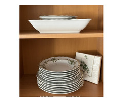 Hollóházi Porcelán Étkészlet - Erika 57 részes, 6 személyes