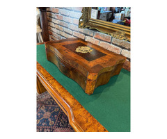 Nagyméretű Biedermeier titkos fiókos dobozka 08.