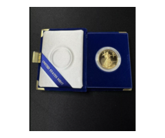 1986-OS, EGY UNCIÁS, 50 DOLLÁROS ARANYÉRME