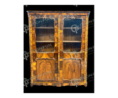 Biedermeier kétajtós könyves szekrény