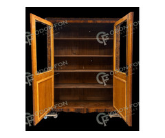 Biedermeier kétajtós könyves szekrény