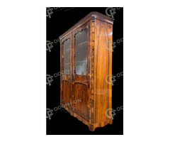 Biedermeier kétajtós könyves szekrény