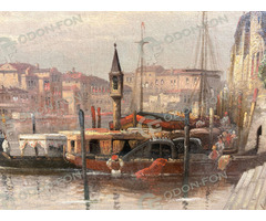 Karl Kaufmann – Velence – Kanal Grande a Santa Maria della Salute látképével